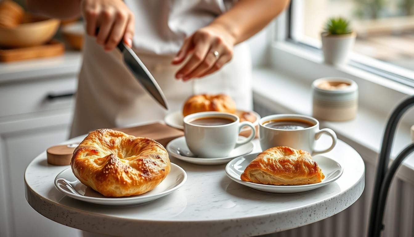 Balanced healthy meal prepared in a home kitchen